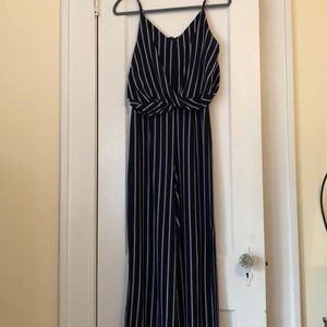 Striped jumpsuit